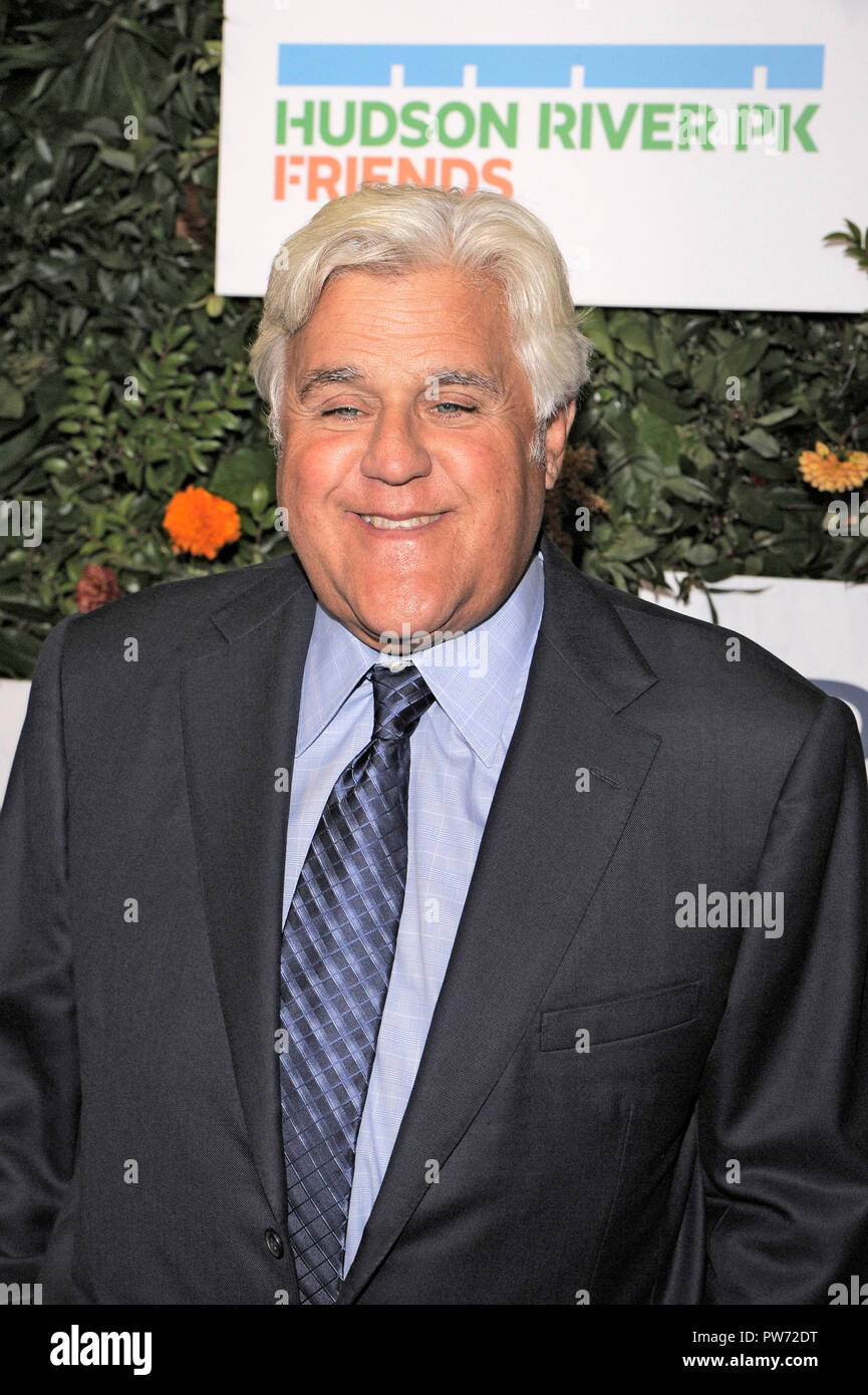 NEW YORK, NY - OCTOBER 11: Jay Leno attends the 20th Anniversary Gala to Celebrate Hudson River Park at Pier 60 on October 11, 2018 in New York City. Stock Photo