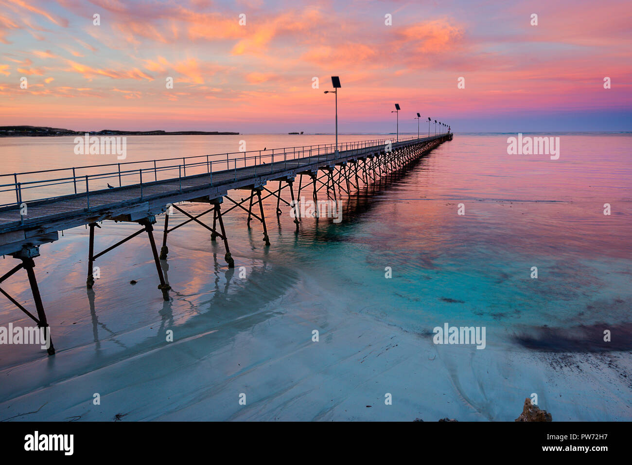 The historic Elliston Jetty, Elliston South Australia Stock Photo Alamy