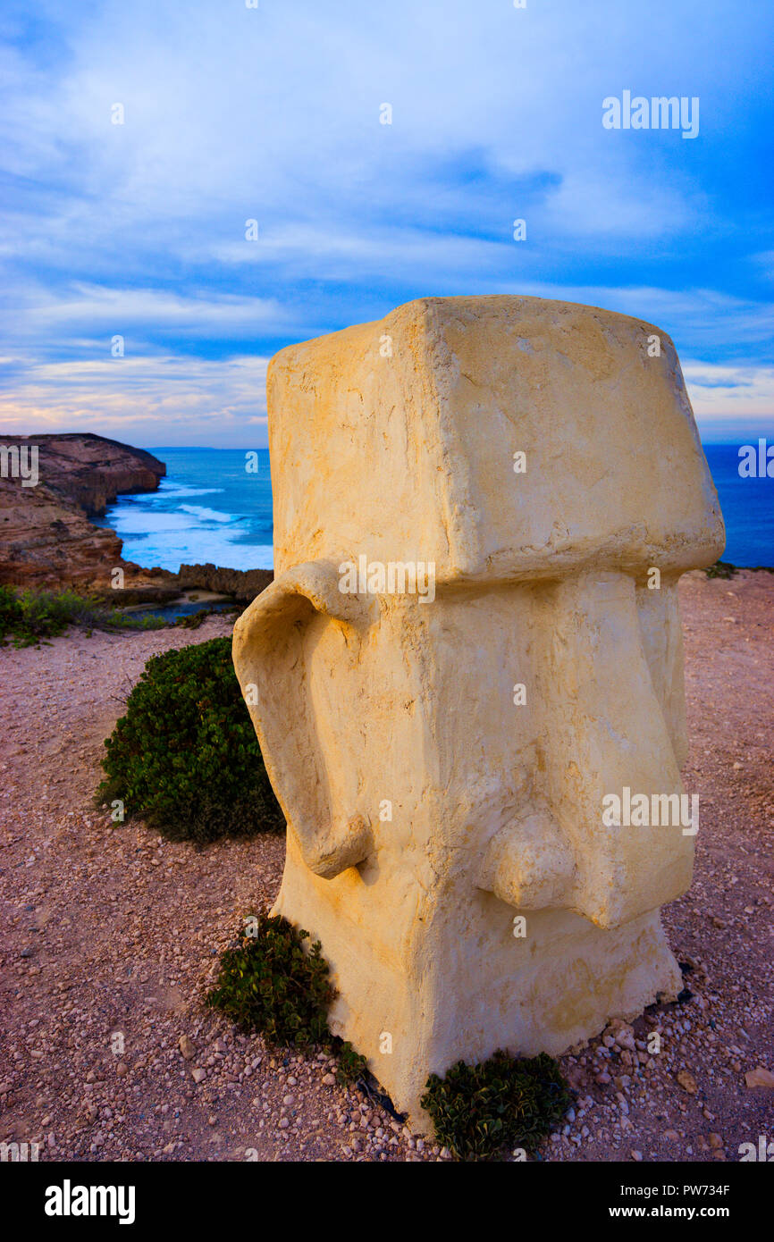 'Headland' by Thomas Tesselaar, one of the many sculptures along the