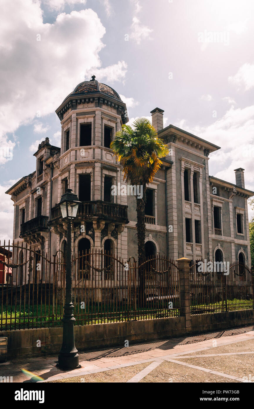 Indian House, Casa del Indiano, Asturias, Spain, 2018 Stock Photo