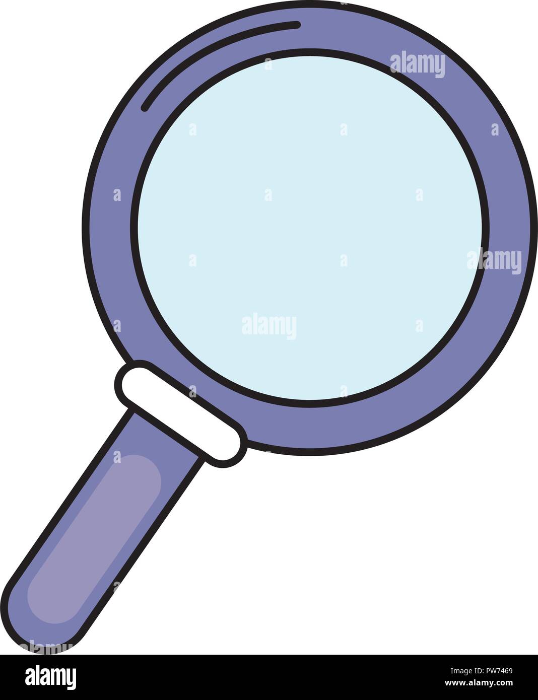 Magnifying glass symbol Stock Vector Image & Art Alamy