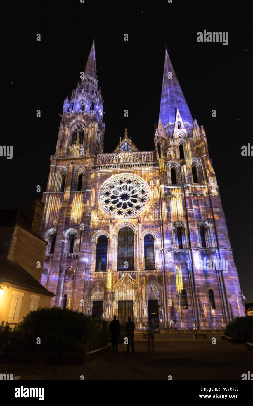Chartres Light Chartres light show hi-res stock photography and images - Alamy