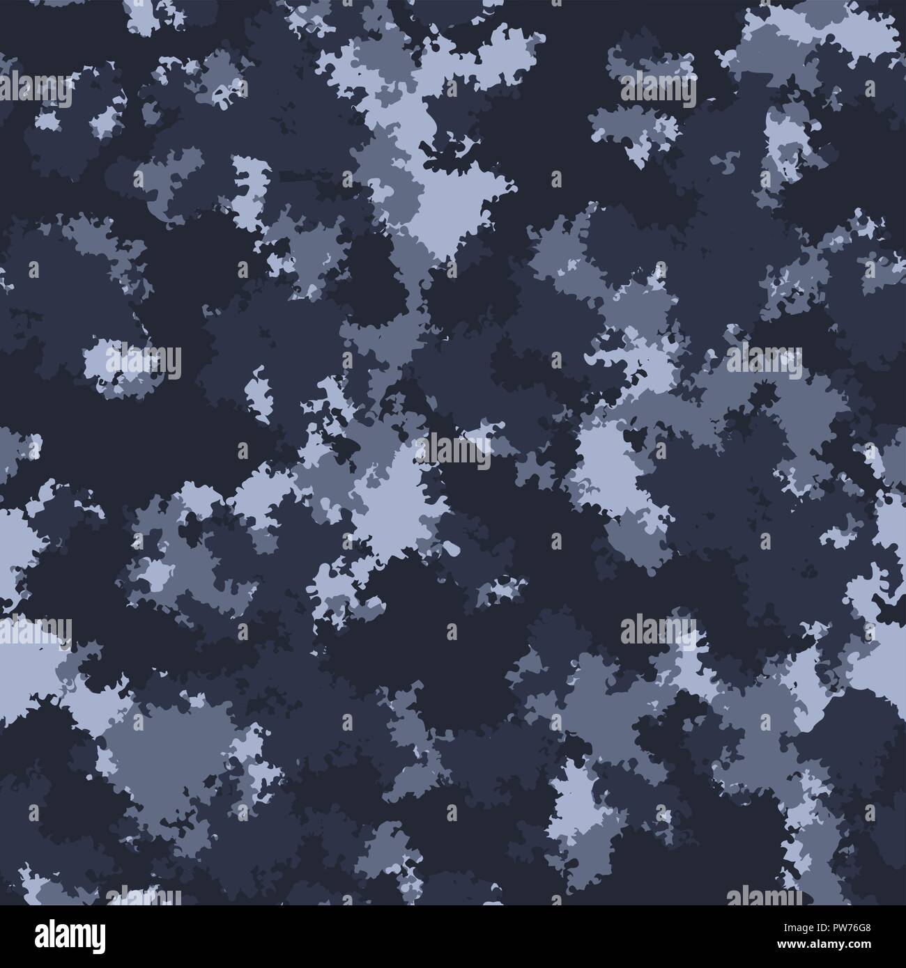Camouflage jeans background denim coloured seamless pattern Stock Vector