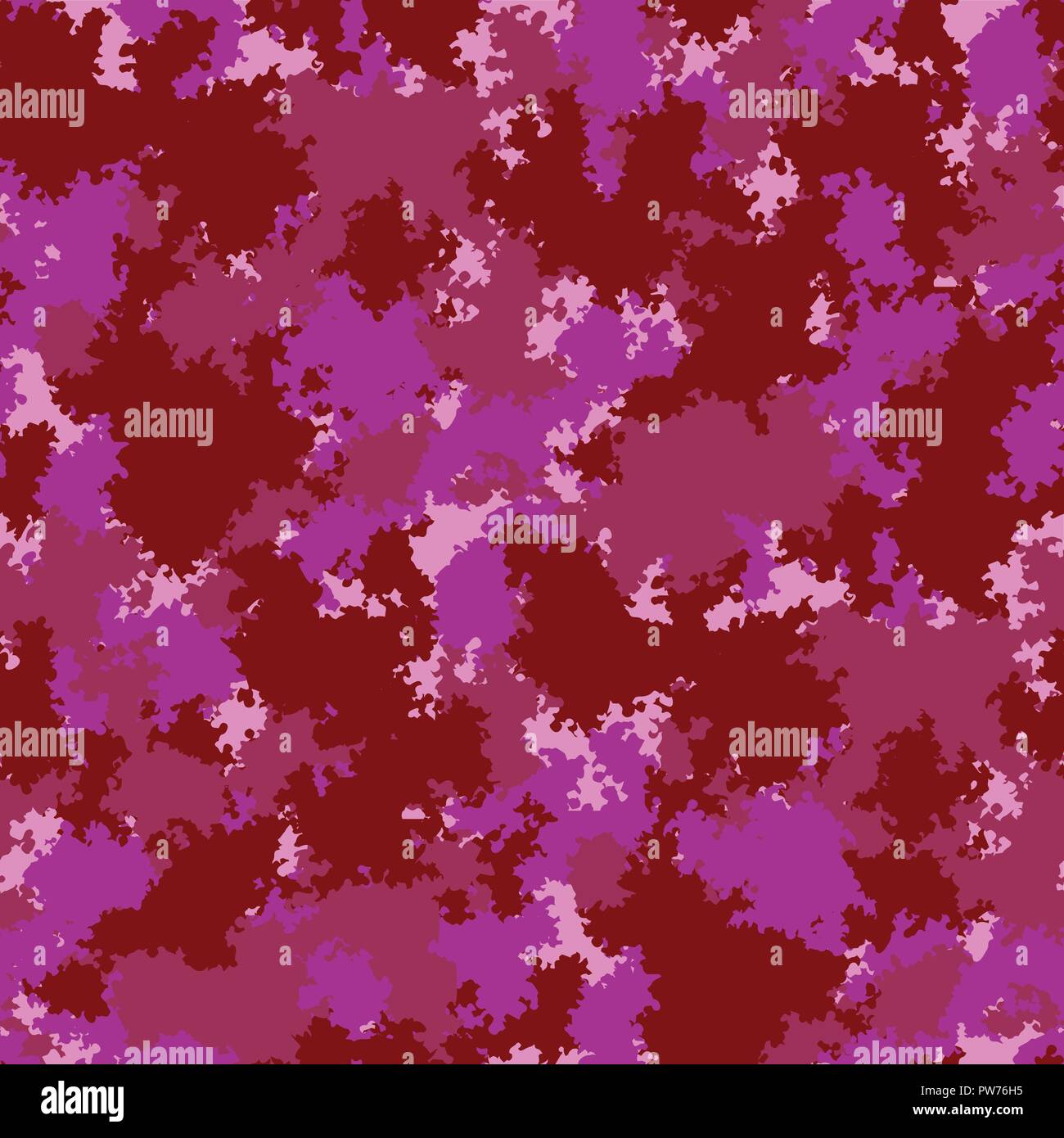 Camo. Colorful camouflage vector pattern. Seamless grunge camouflage pattern. Stock Vector