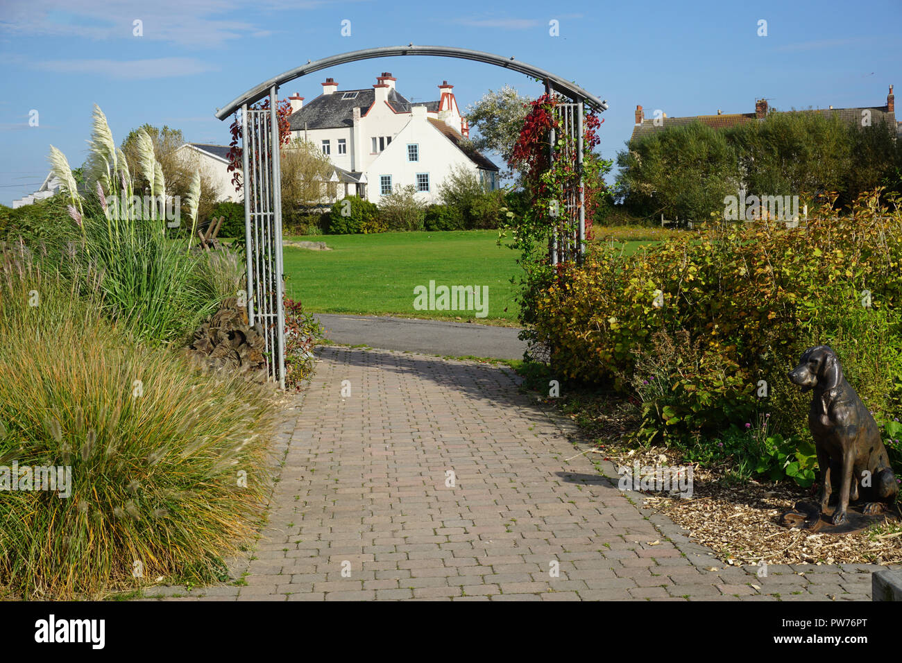 Seaton Carew Hartlepool England Sensory Garden in the Park View of