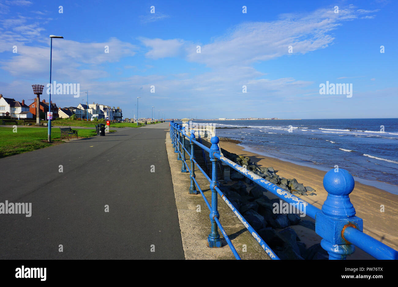 Seaton Carew Hartlepool England Millennium Beacon Stock Photo Alamy