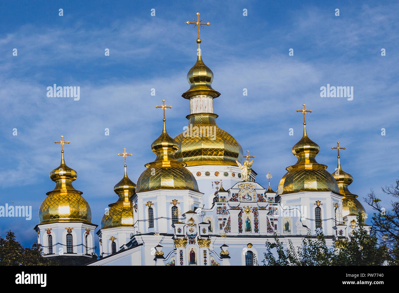 St. Michael's Golden-Domed Monastery in Kyiv, Ukraine Stock Photo
