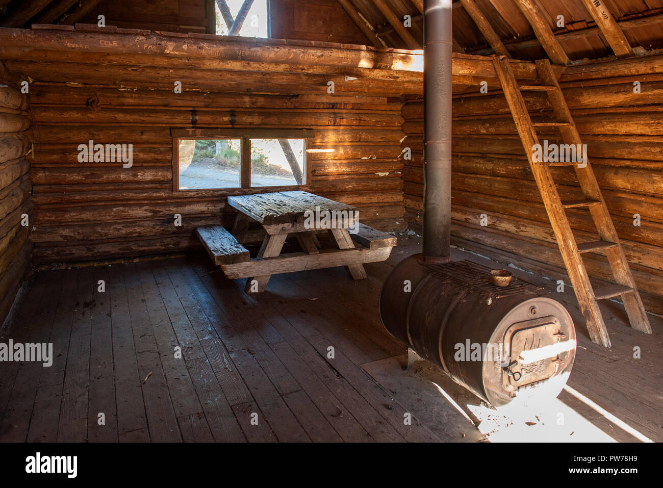 Cabin Camping Forest Service Stock Photos Cabin Camping Forest