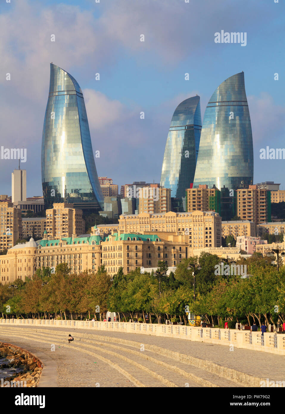 Azerbaijan baku skyline hi-res stock photography and images - Alamy