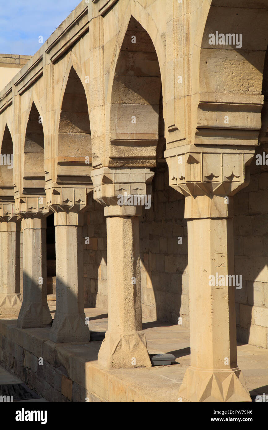 Azerbaijan; Baku, Old City, Palace of the Shirvanshahs, Stock Photo