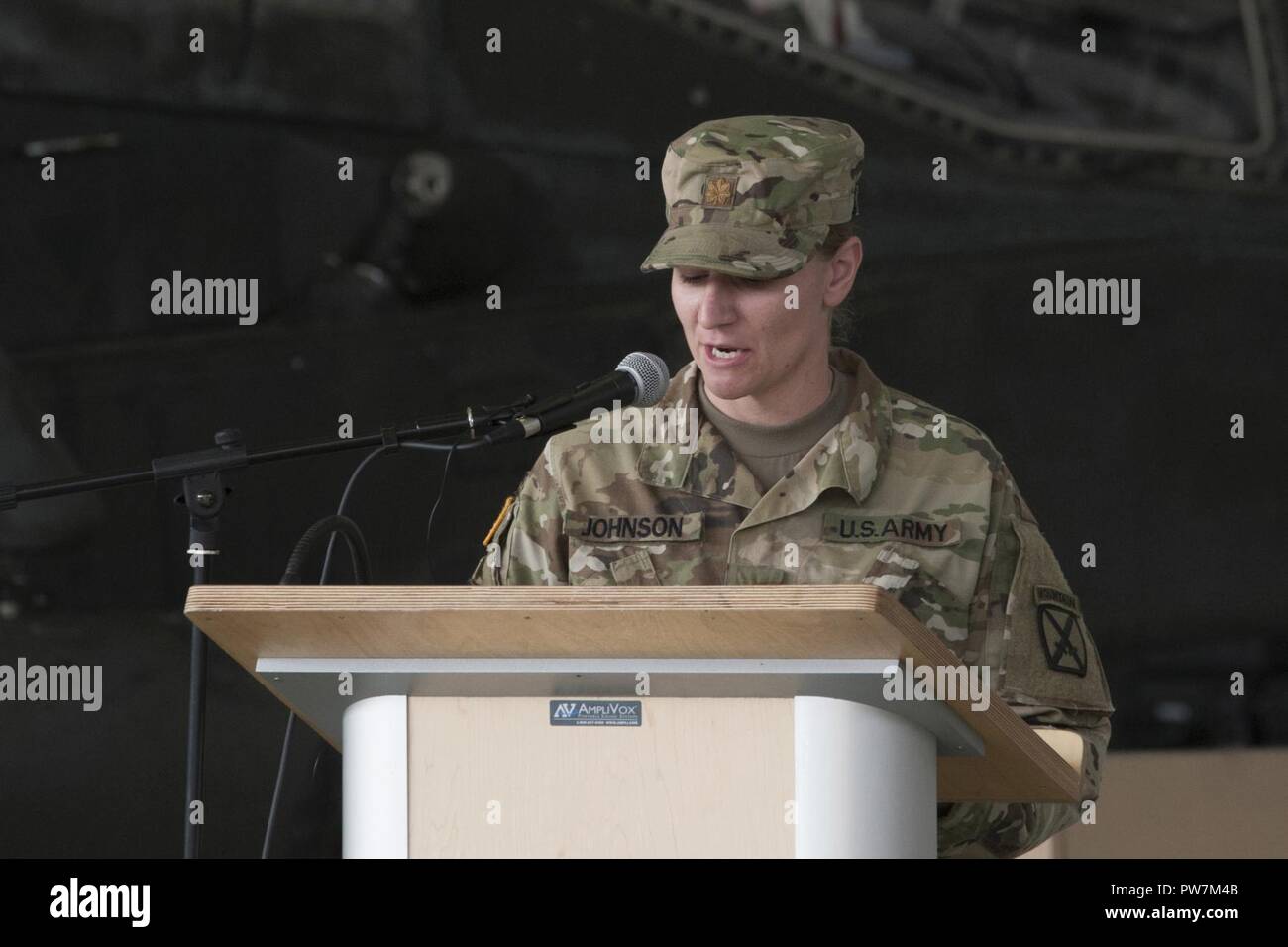 Change of Command Ceremony for Outgoing Commander Major Elsa L. Johnson ...