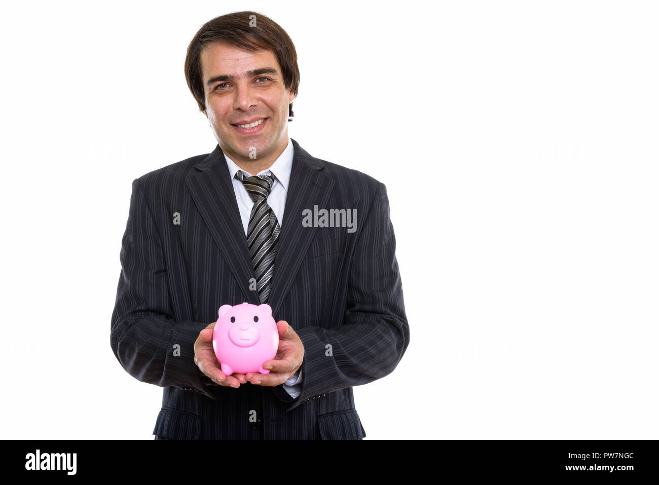 Businessman happy money hi-res stock photography and images - Alamy