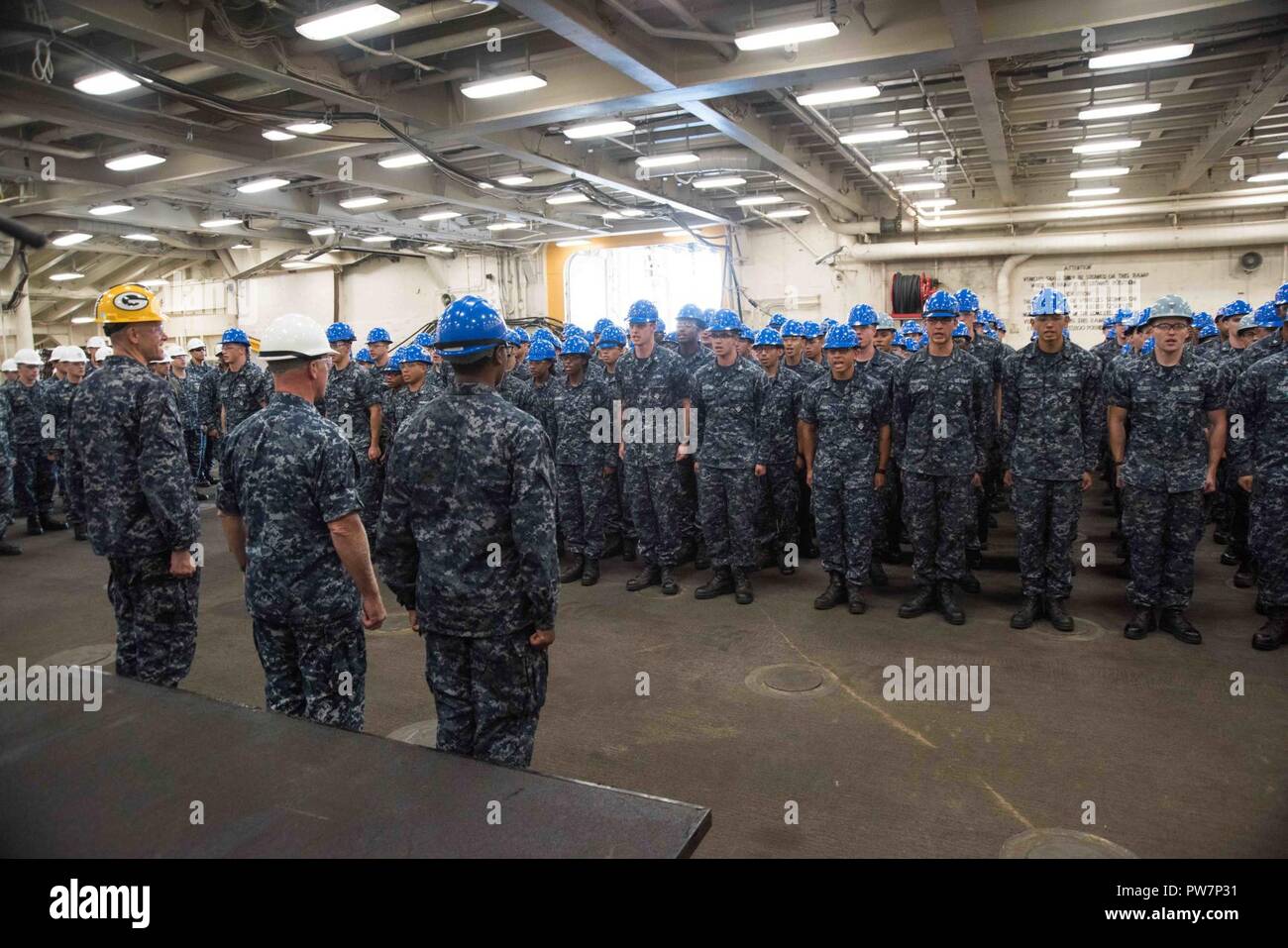 SASEBO, Japan (September 26, 2017) Vice Adm. Tom Rowden, commander ...