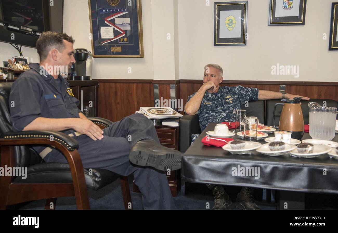 SINGAPORE (September 28, 2017) Vice Adm. Tom Rowden, commander, Naval ...