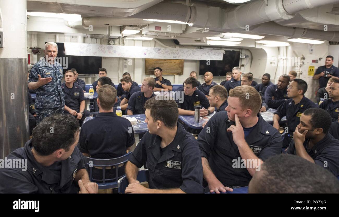 SINGAPORE (September 28, 2017) Vice Adm. Tom Rowden, commander, Naval ...