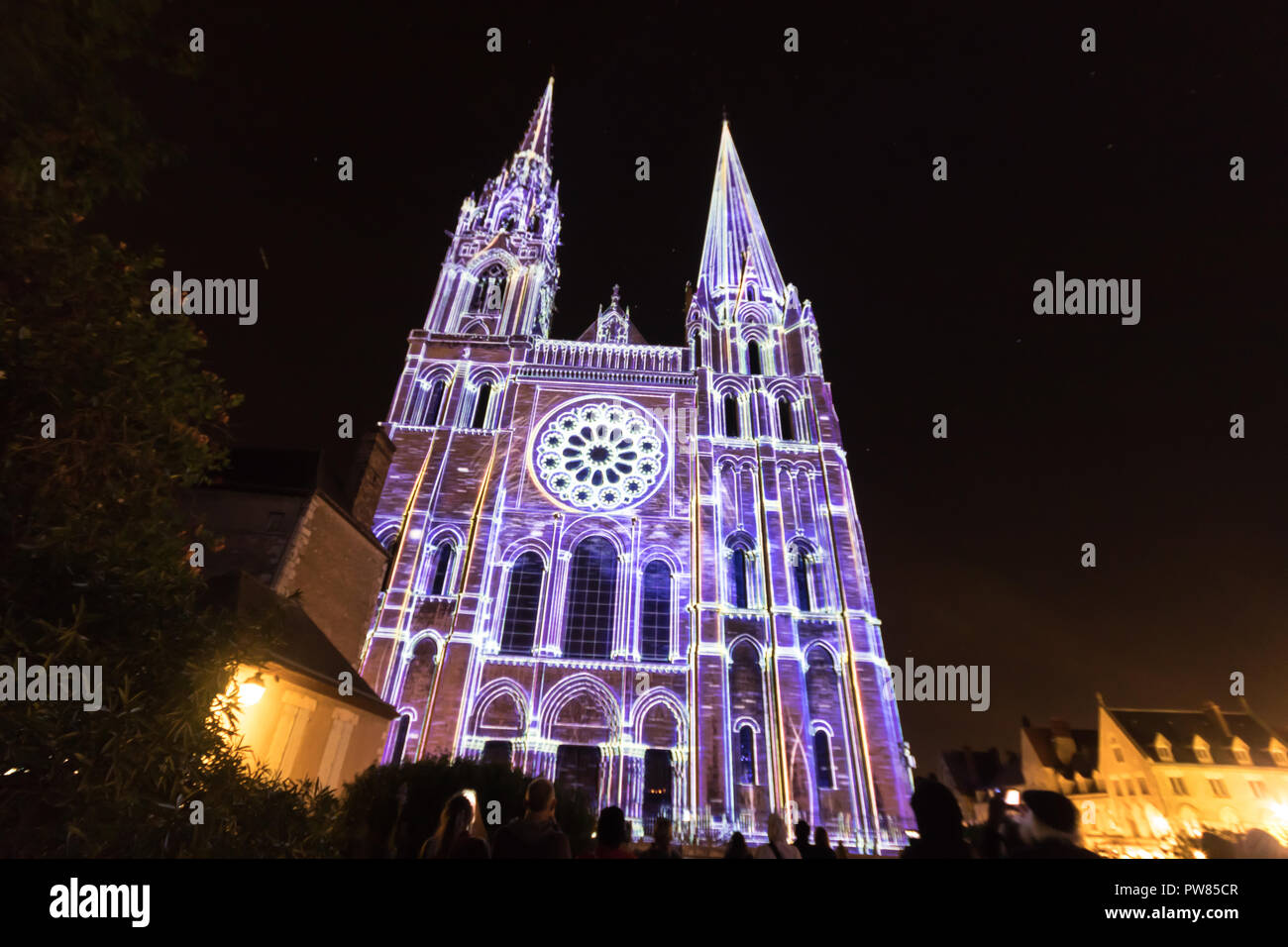 Chartres Light Chartres festival of light hi-res stock photography and images - Alamy