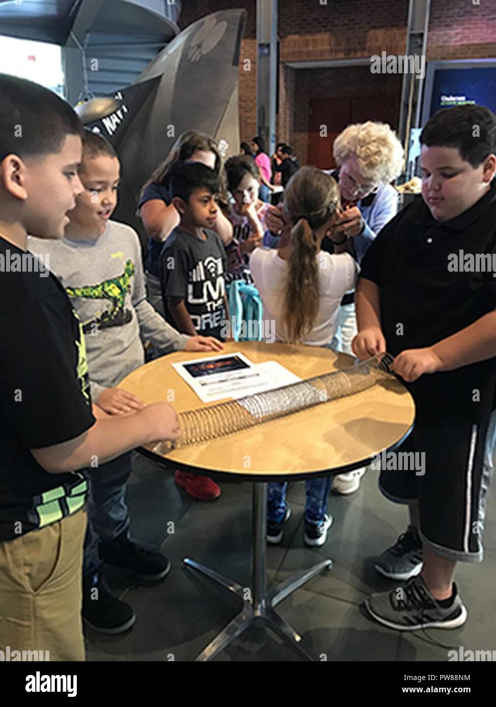 Students from Gomes Elementary School in New Bedford, Mass., learn