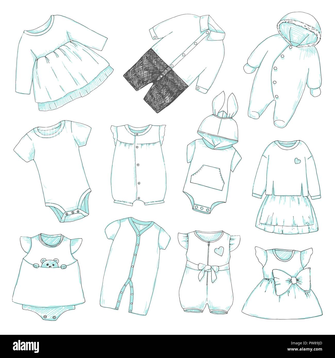paper doll children's clothing