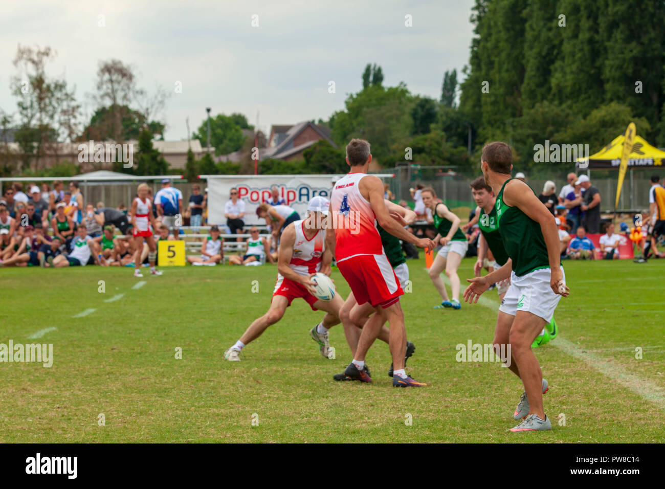 touch rugby European finals in Nottingham 2018 Stock Photo Alamy