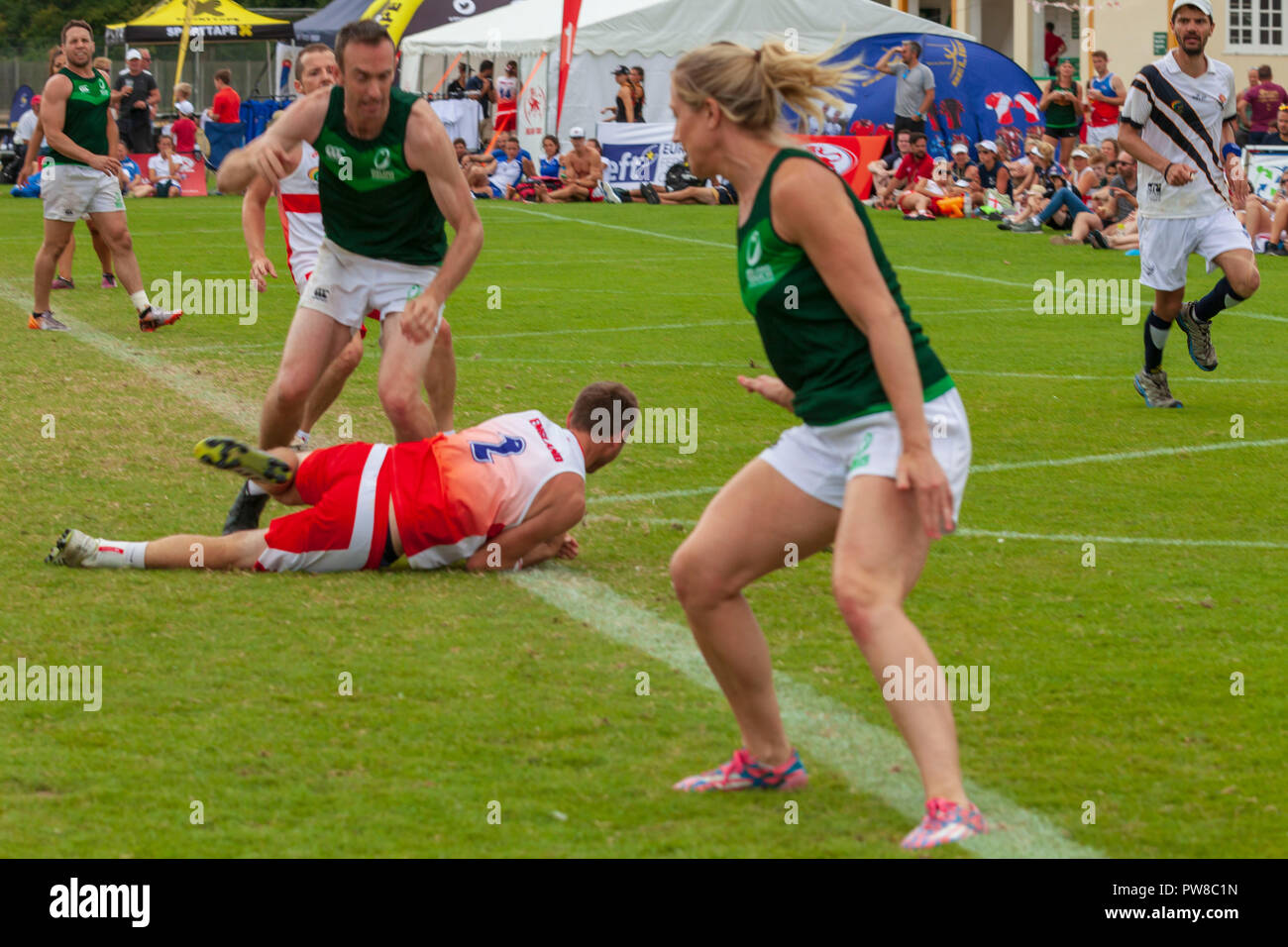 touch rugby European finals in Nottingham 2018 Stock Photo Alamy
