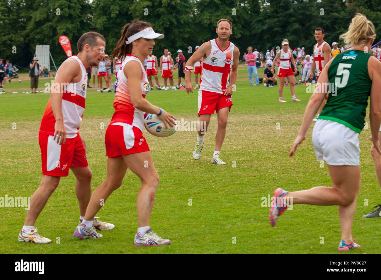 Touch rugby exercise hi-res stock photography and images - Alamy