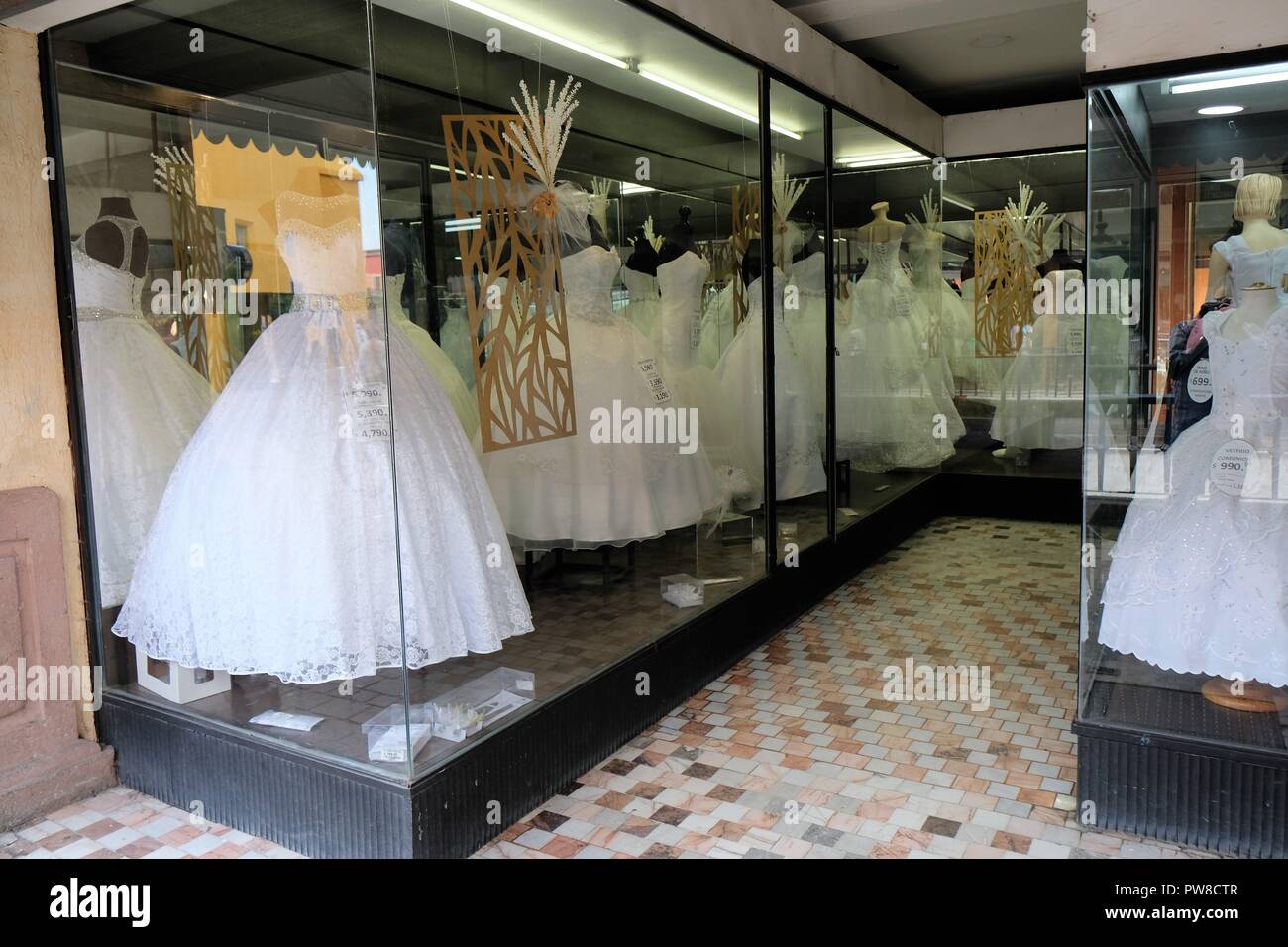 Wedding Dresses Shop Display Stock Photos Wedding Dresses Shop