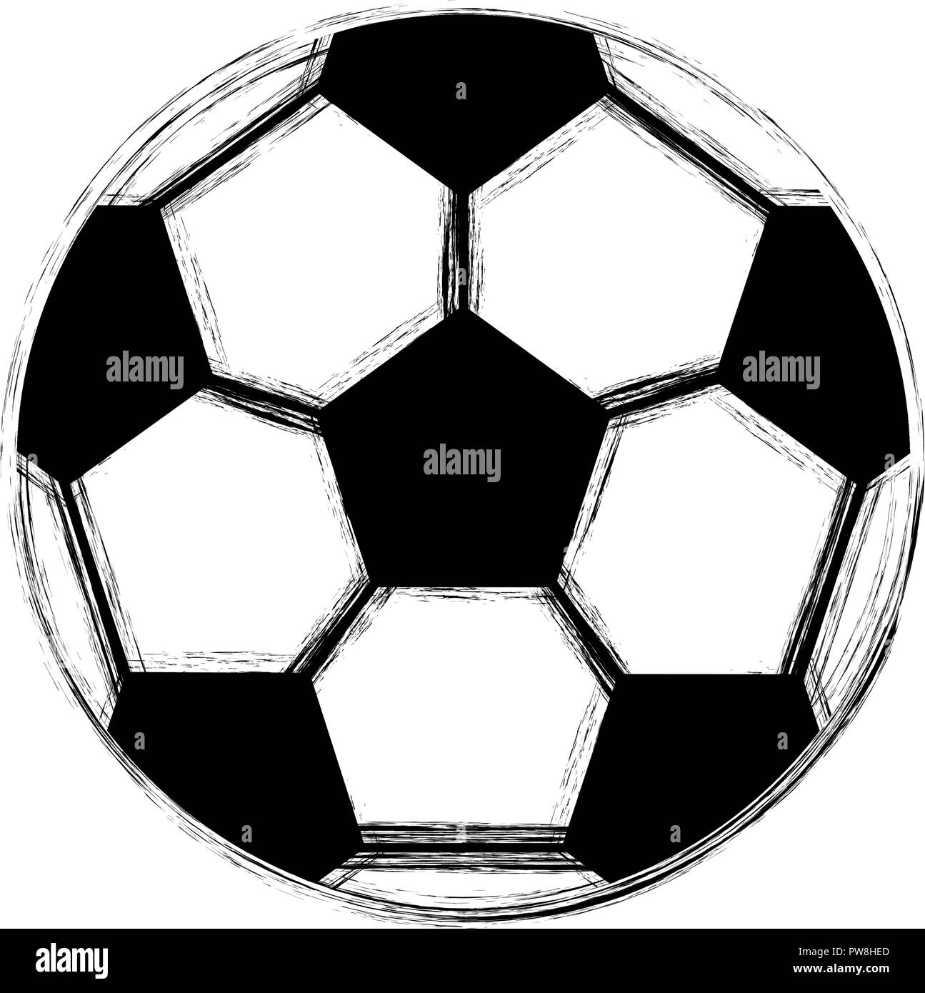 Isolated soccer ball Stock Vector Image & Art Alamy