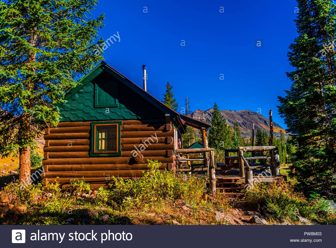 One Of The Cabins At Trappers Lake Lodge Near Trappers Lake In