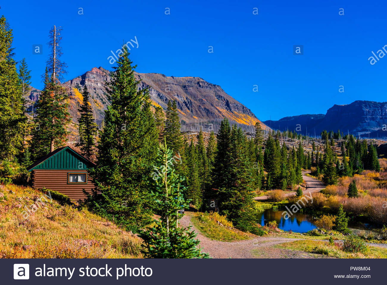 One Of The Cabins At Trappers Lake Lodge Near Trappers Lake In