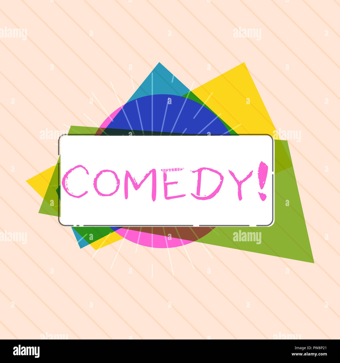 Word writing text Comedy. Business concept for Professional ...