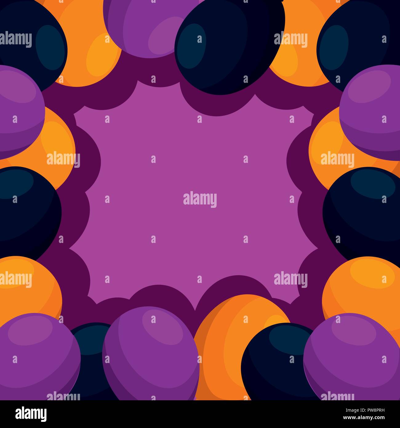 balloons helium floating frame Stock Vector Image & Art - Alamy