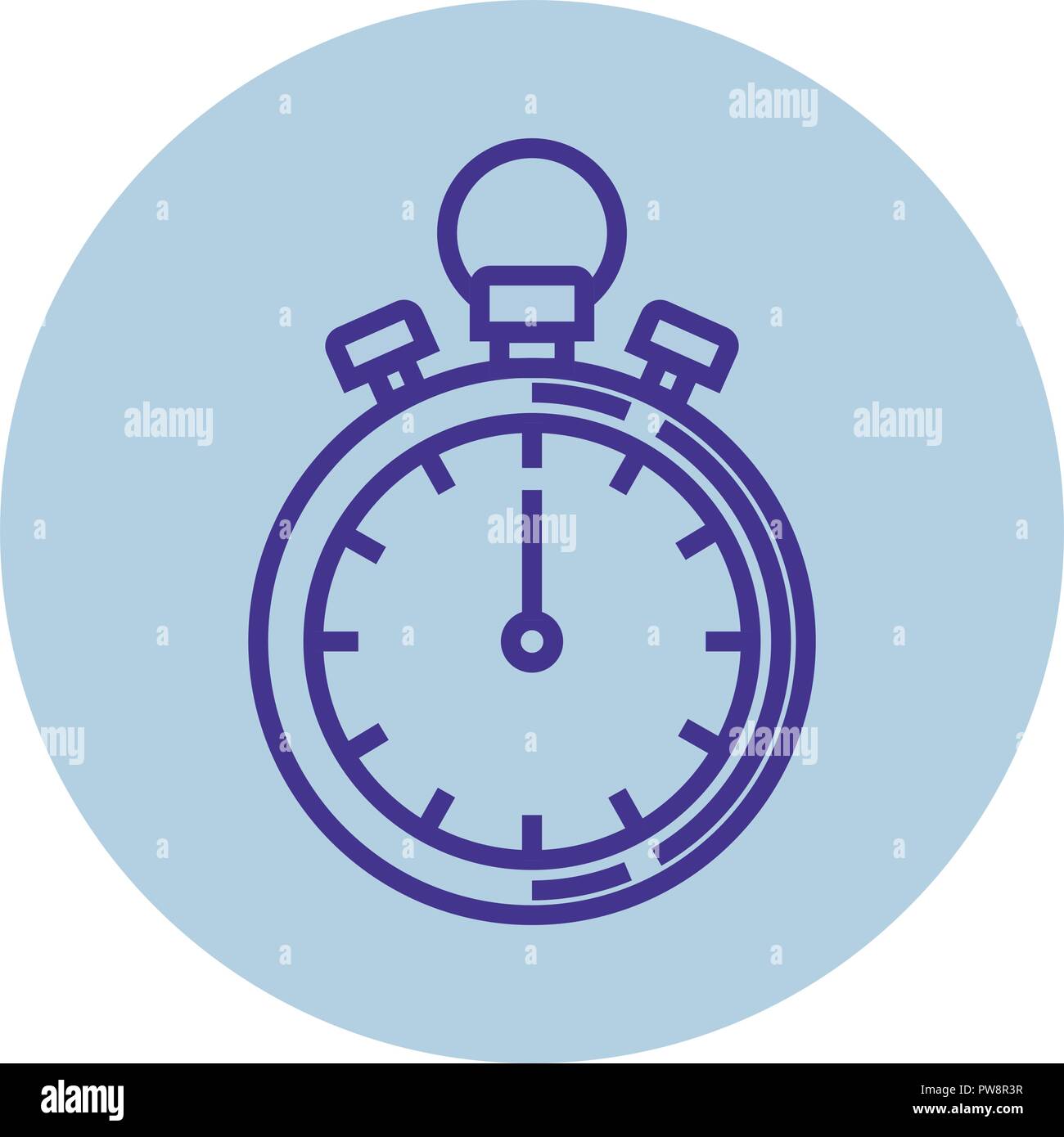 chronometer timer isolated icon Stock Vector Image & Art - Alamy