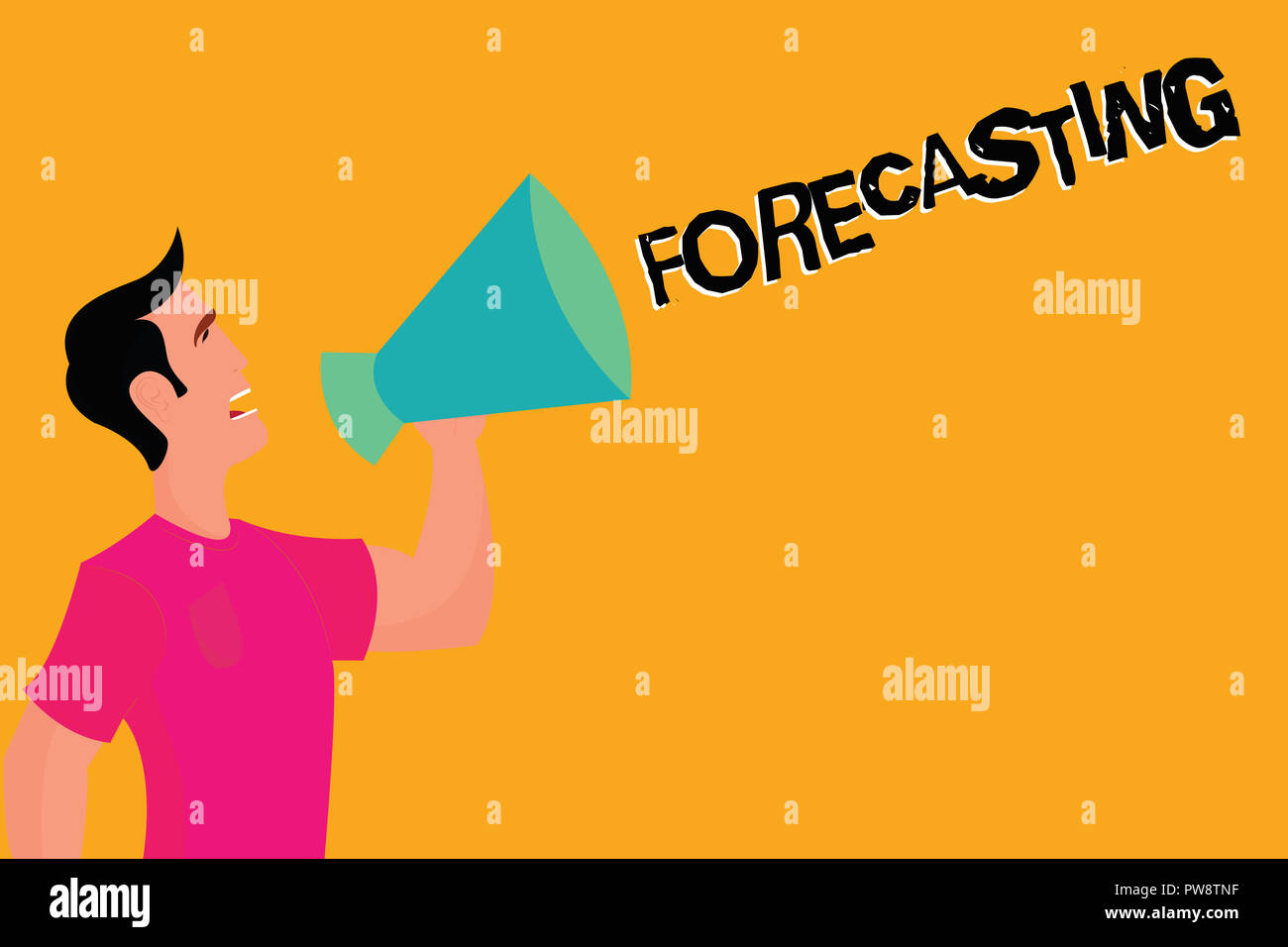 Text sign showing Forecasting. Conceptual photo Predict Estimate a ...