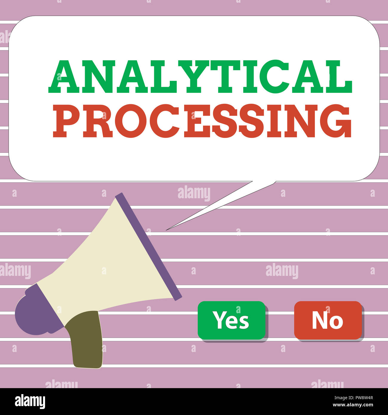 Handwriting text Analytical Processing. Concept meaning easily