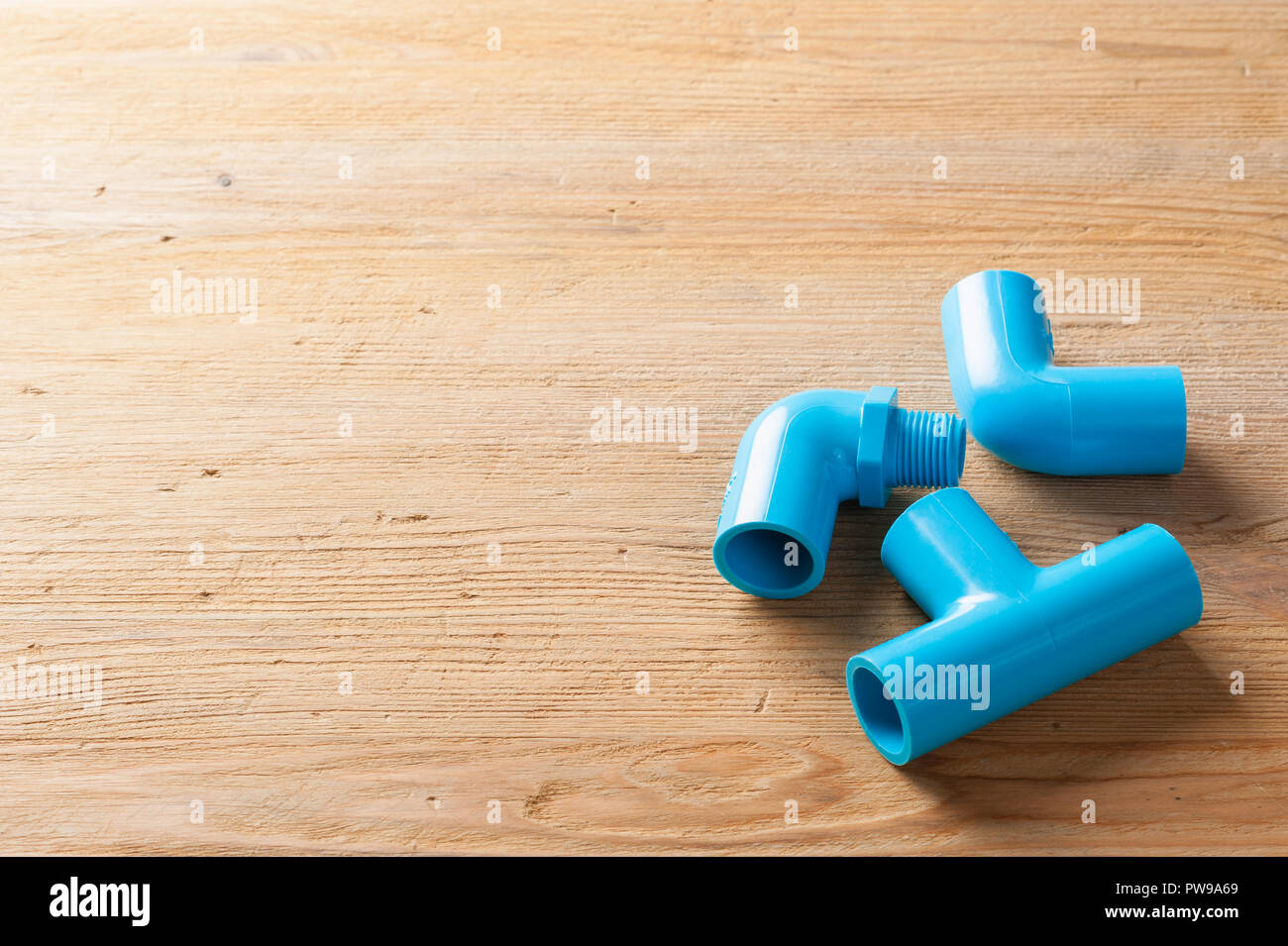 PVC Pipe connections, PVC Pipe fitting, PVC Coupling Stock Photo Alamy