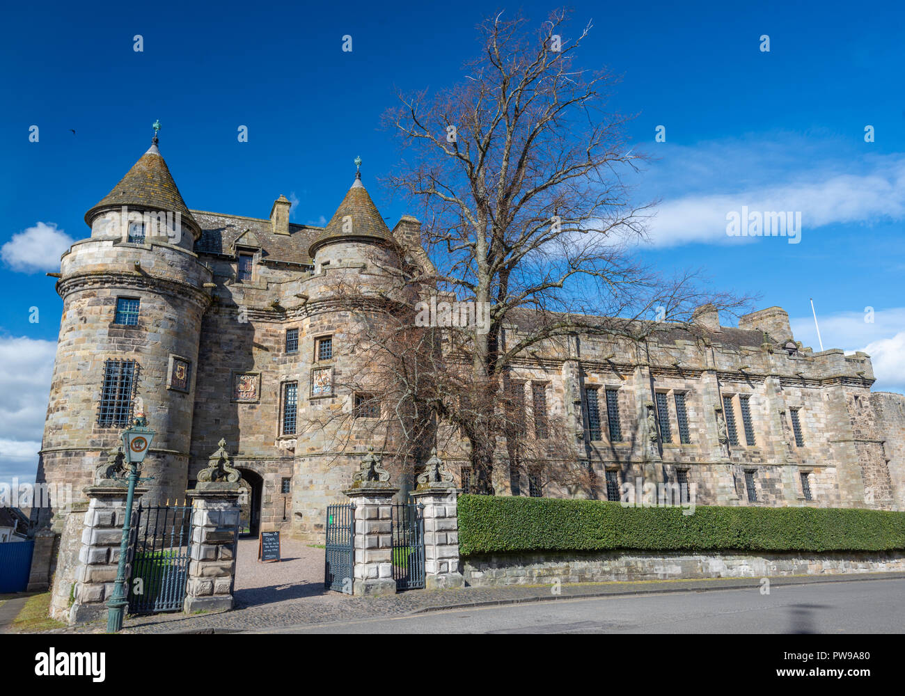 royal palace, Falkland Palace, Falkland, Fife ,Scotland, Uk Stock Photo