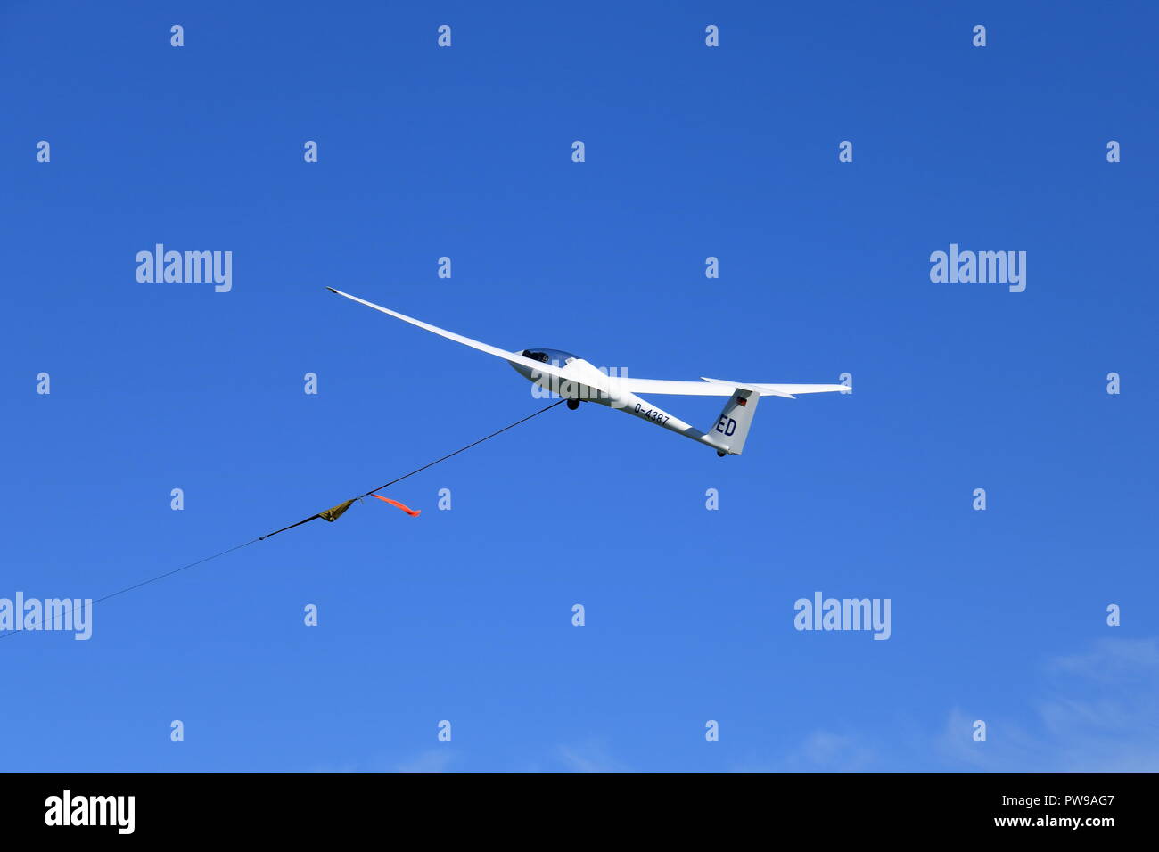 The glider is a plane that has no engine Stock Photo Alamy