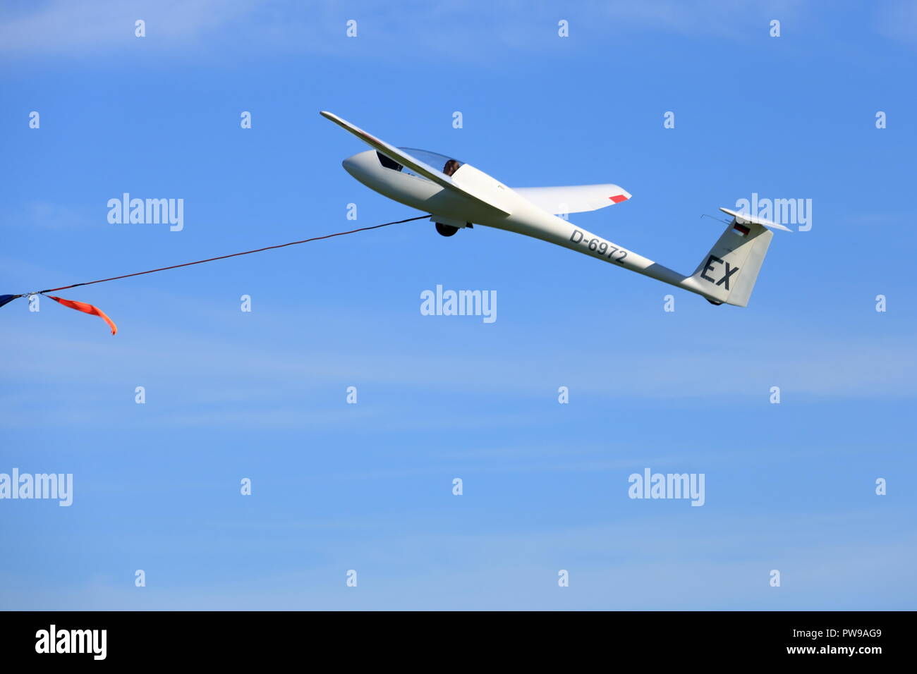 The glider is a plane that has no engine Stock Photo Alamy