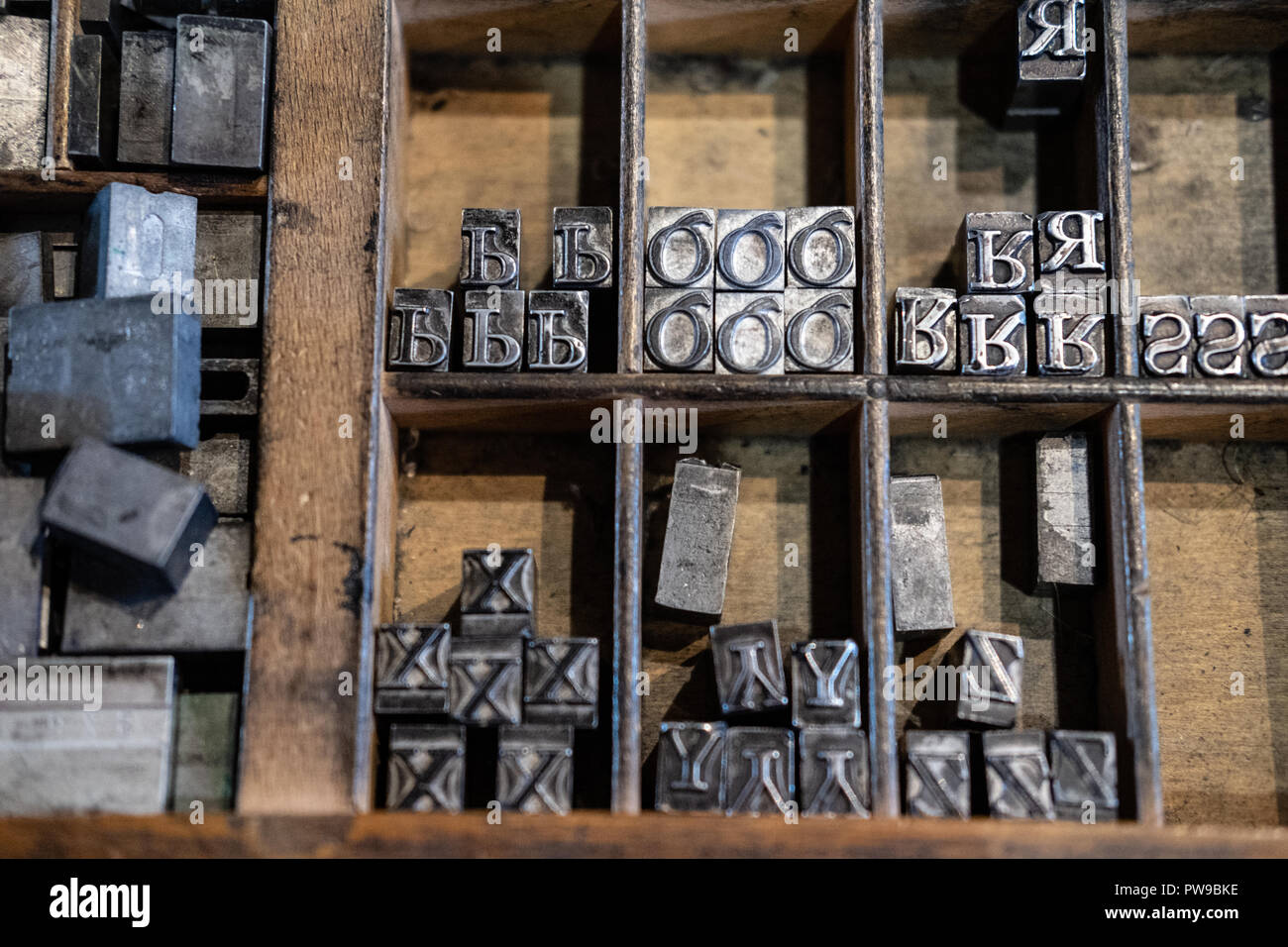 Printing type case hires stock photography and images Alamy