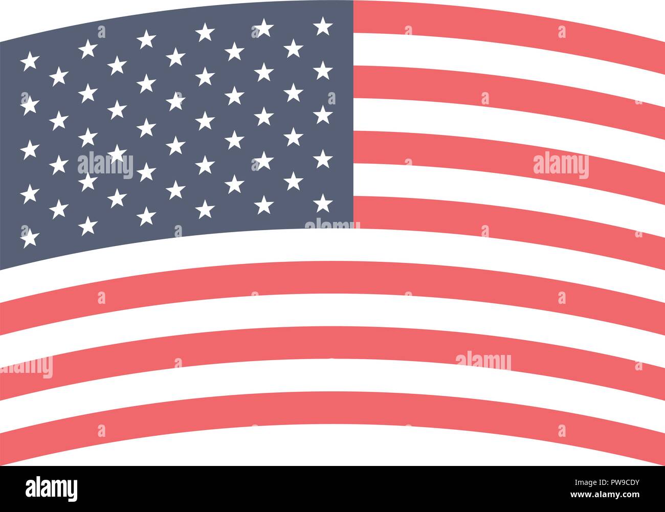 United States flag isolated icon Stock Vector Image & Art - Alamy