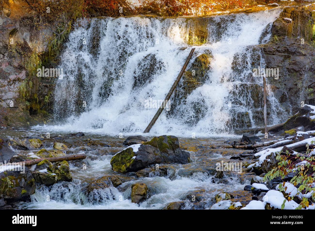 Bridge Creek Falls, Centennial Park, 100 Mile House, British Columbia, Canada Stock Photo Alamy Bridge Creek Falls, Centennial Park, 100 Mile House, British Columbia, Canada Stock Photo Alamy