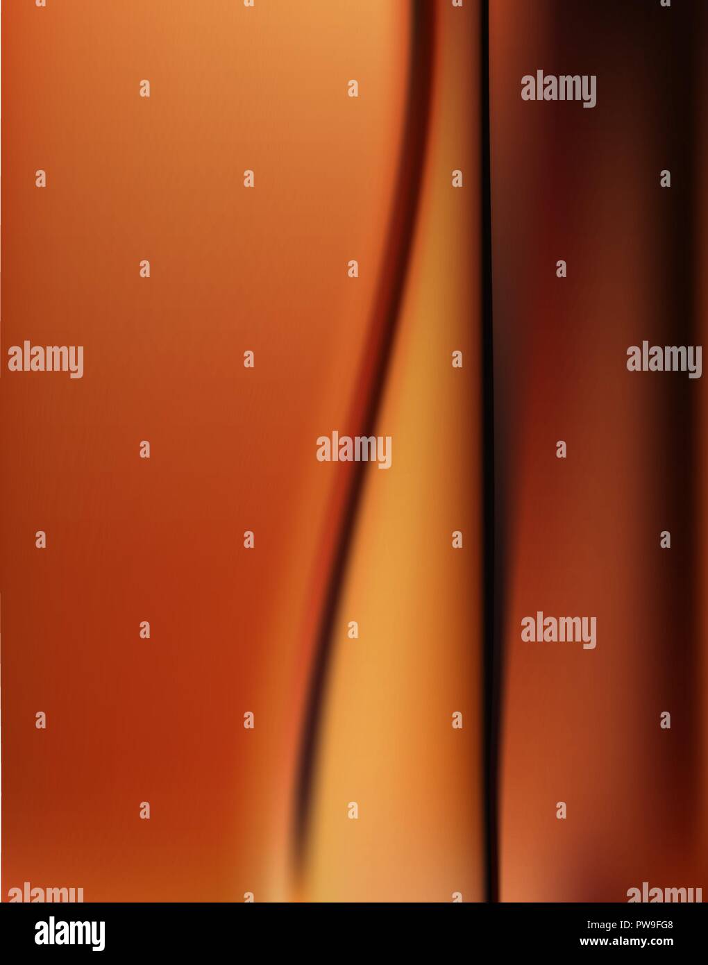 Abstract silken brown background with smooth and flowing lines Stock Vector
