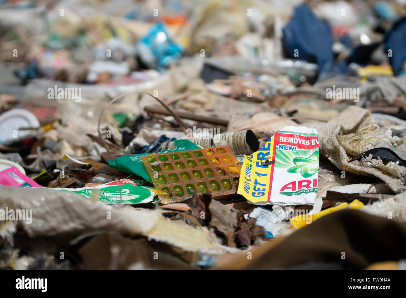 Single use plastic sachets discarded directly into the environment regarded as one of the main
