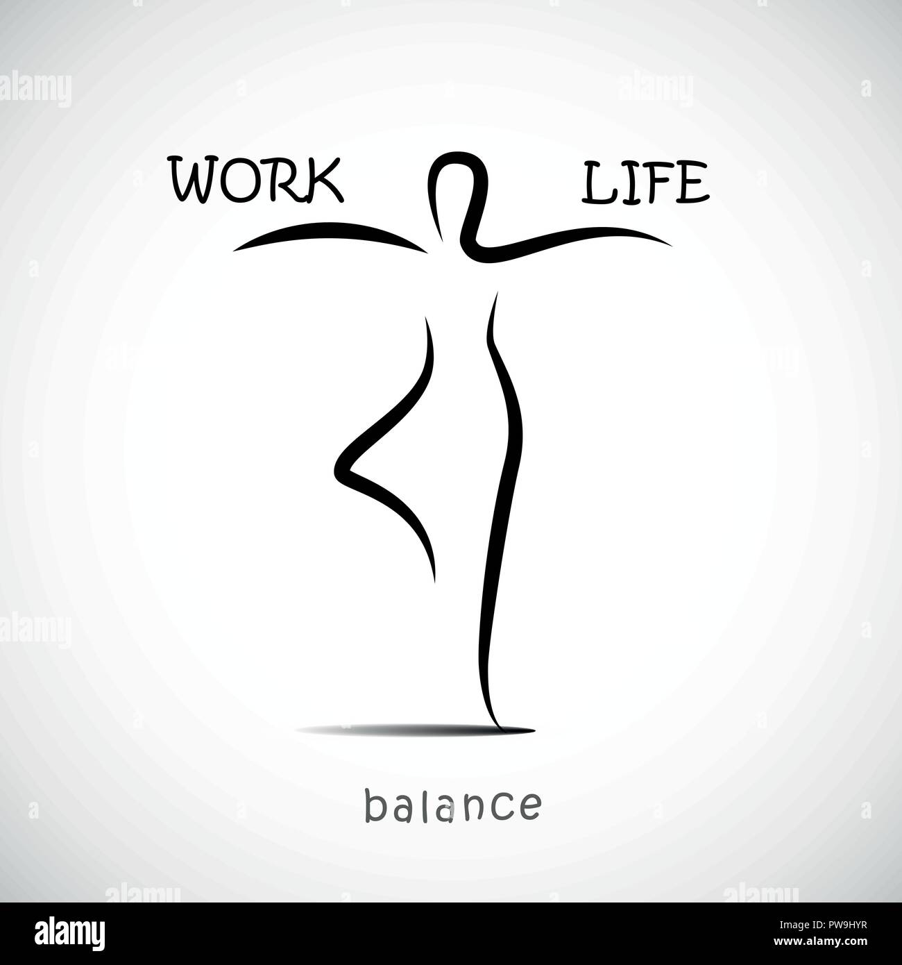 Lifestyle harmony Stock Vector Images - Alamy