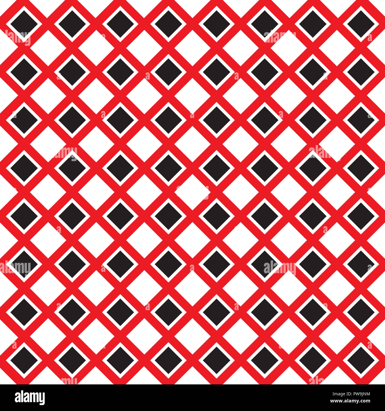 Seamless geometric square pattern background Stock Photo