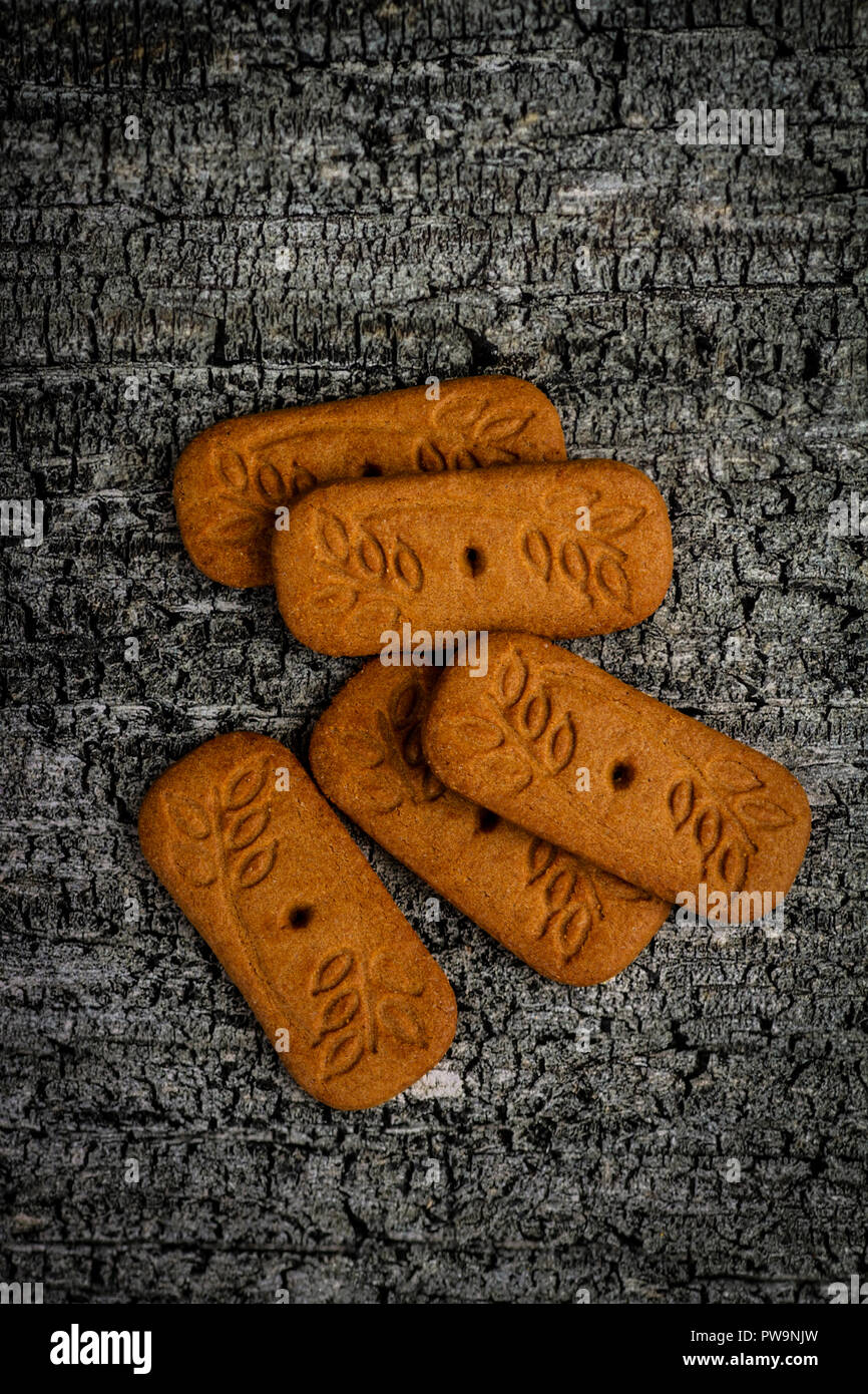 Caramelised biscuits Stock Photo