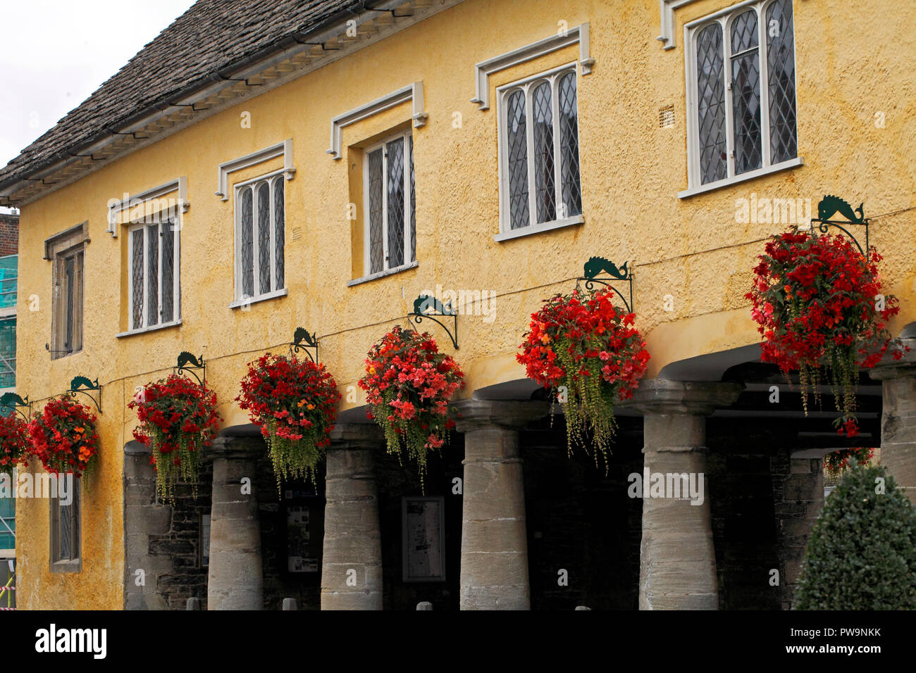 Tetbury Market Hall, grade 1 listed building. Built 1655 by Feoffees Stock Photo