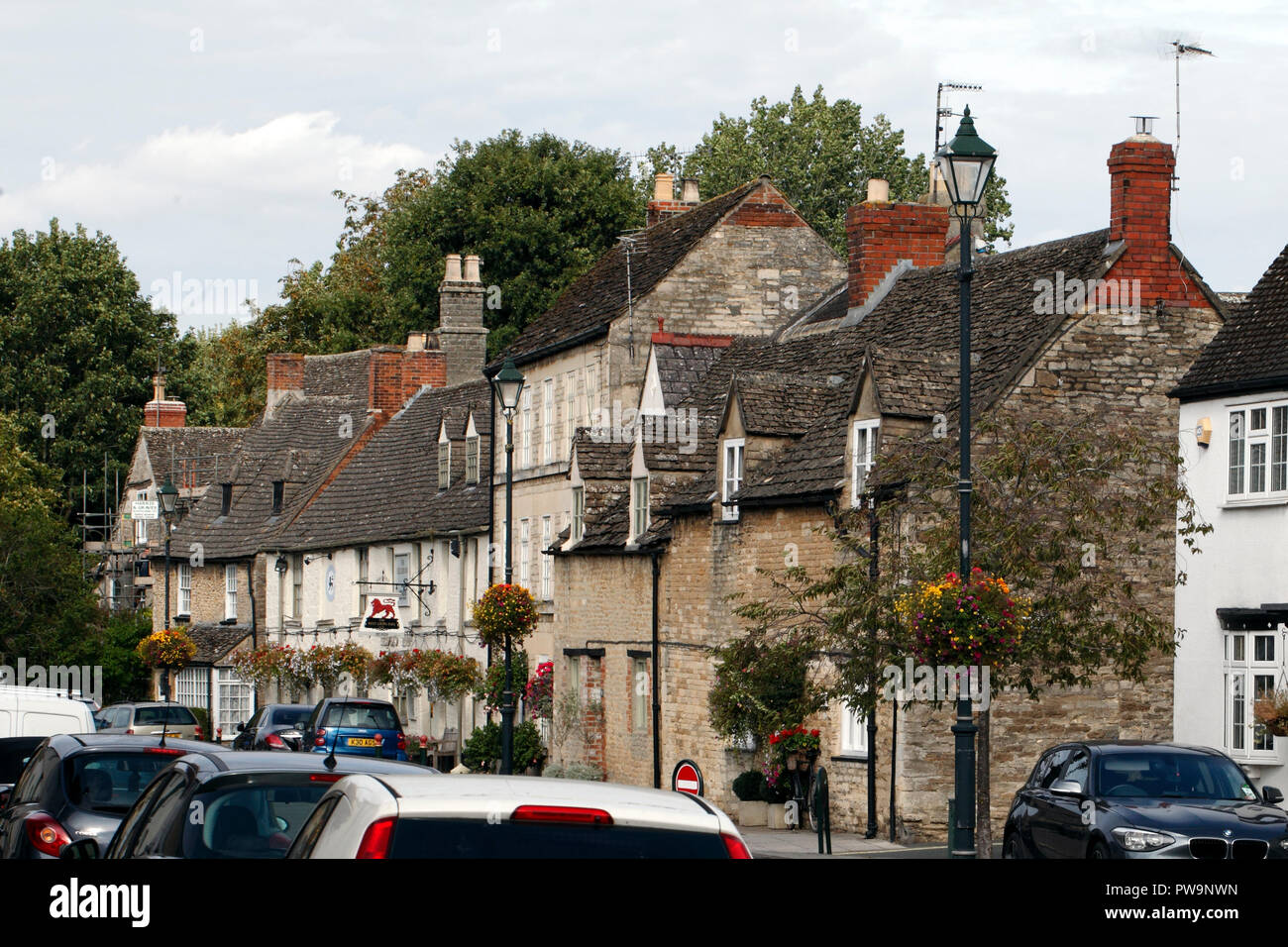 Cricklade high street. Housing. Cotswolds Stock Photo Alamy