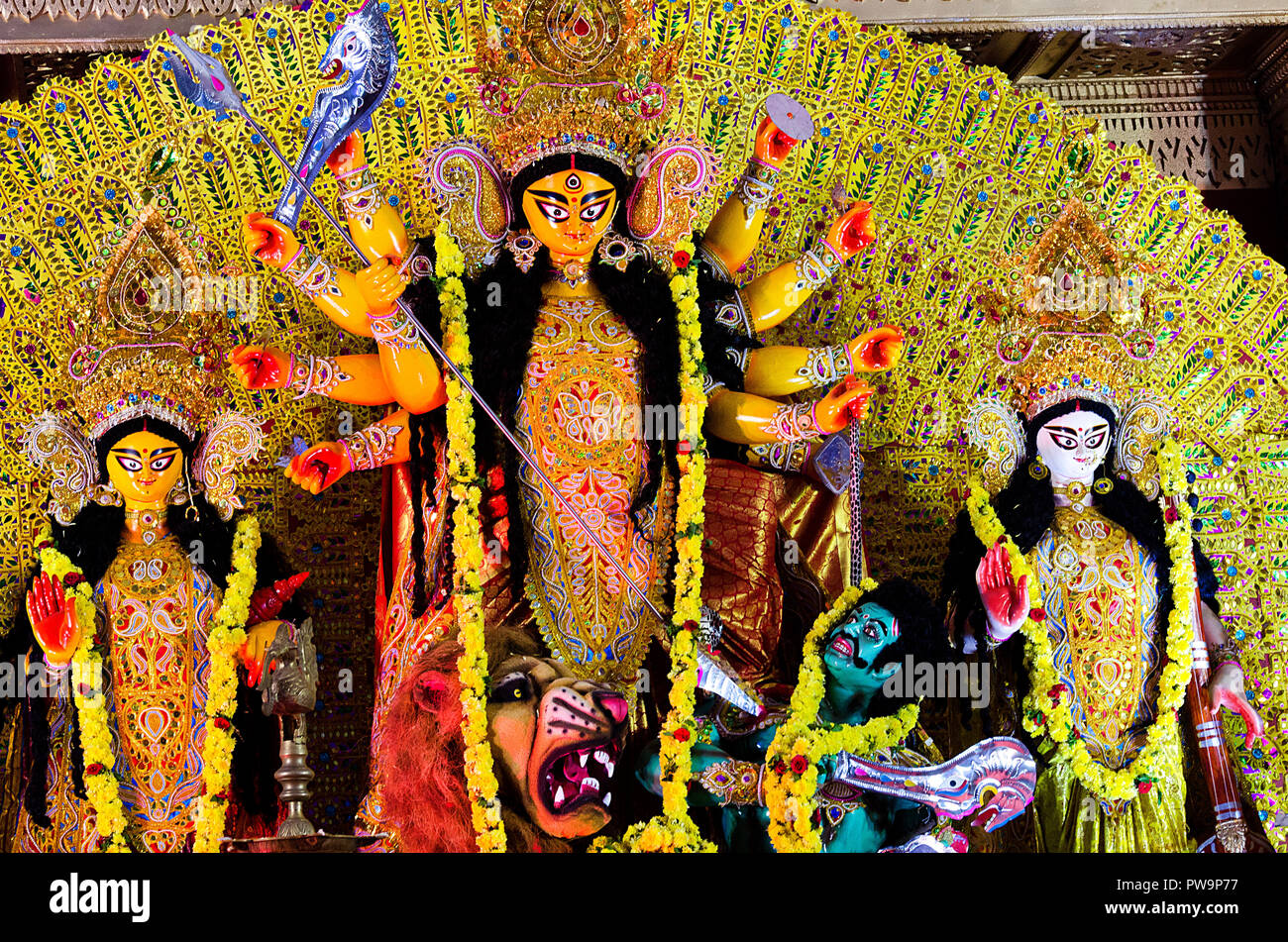 Durga Puja Stock Photo