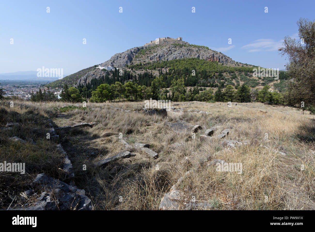 Foundations of a building, Sanctuaries of Apollo Deiradiotes or Pythios ...